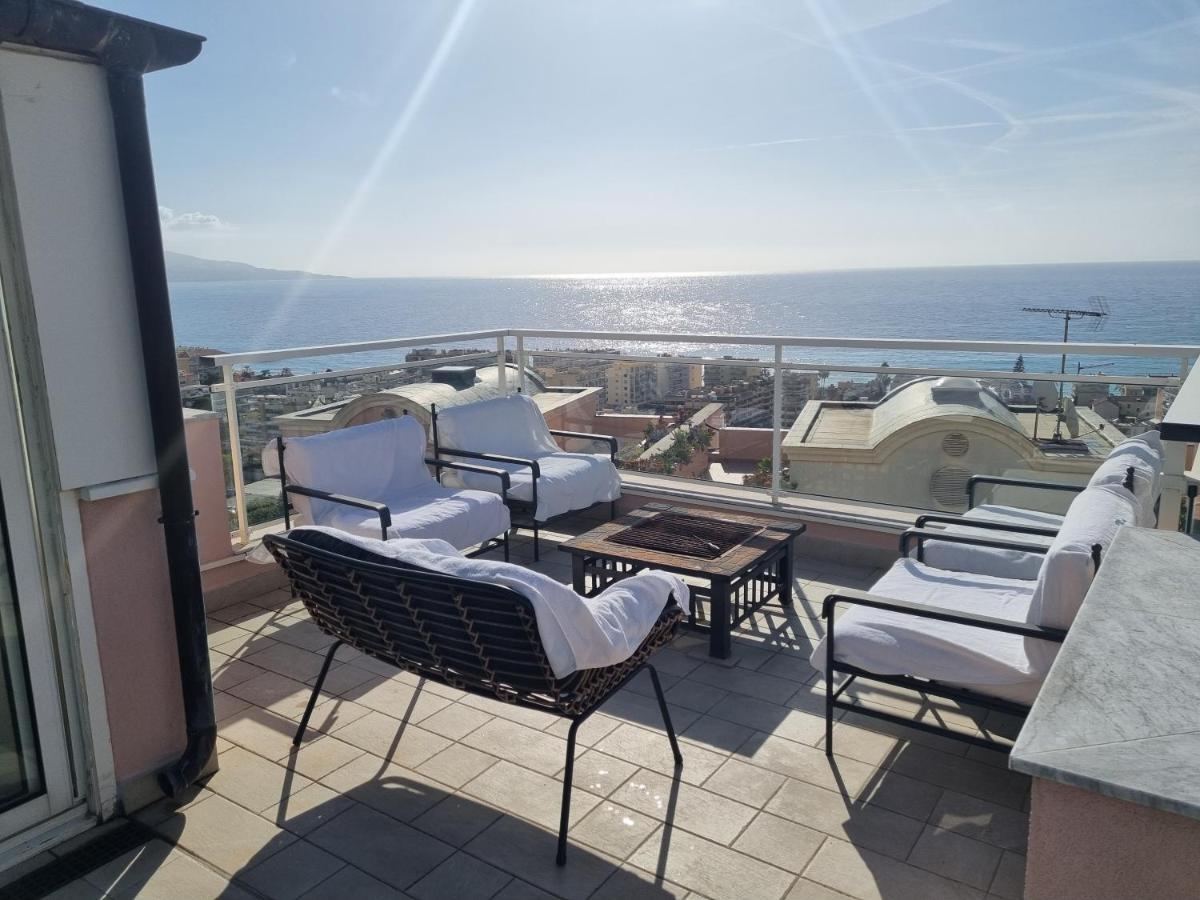 Dernier Etage D'Une Maison Roquebrune-Cap-Martin Extérieur photo